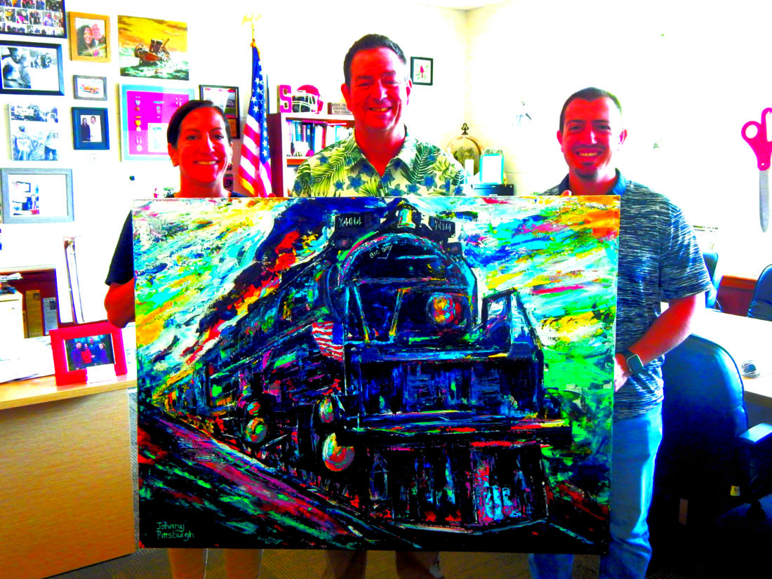Pittsburgh artist, influencer gifts painting of Big Boy to Struthers | News, Sports, Jobs