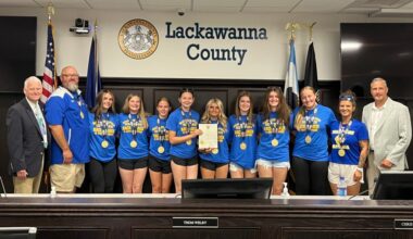 Commissioners honor Valley View softball team – Scranton Times-Tribune