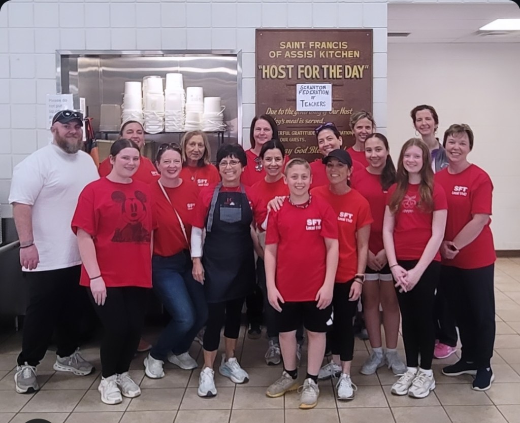 Scranton Federation of Teachers helps St. Francis of Assisi Kitchen – Scranton Times-Tribune