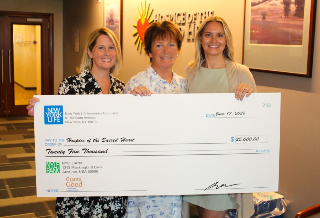 Hospice of Sacred Heart receives community impact grant from New York Life – Scranton Times-Tribune