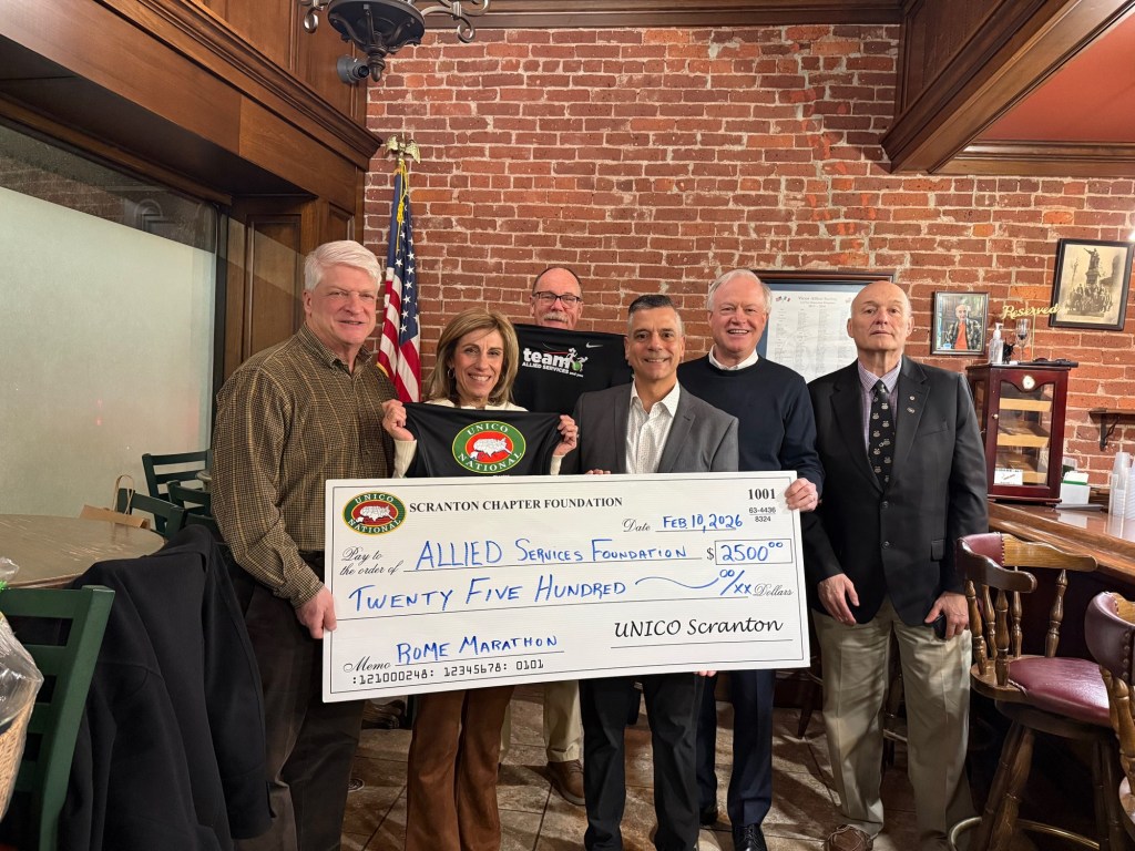 UNICO Scranton supports Team Allied Services – Scranton Times-Tribune