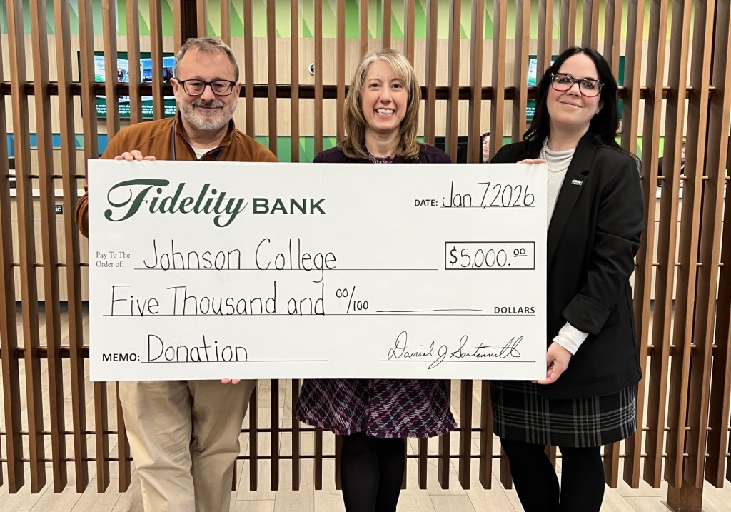 Johnson College receives $5,000 from Fidelity Bank – Scranton Times-Tribune