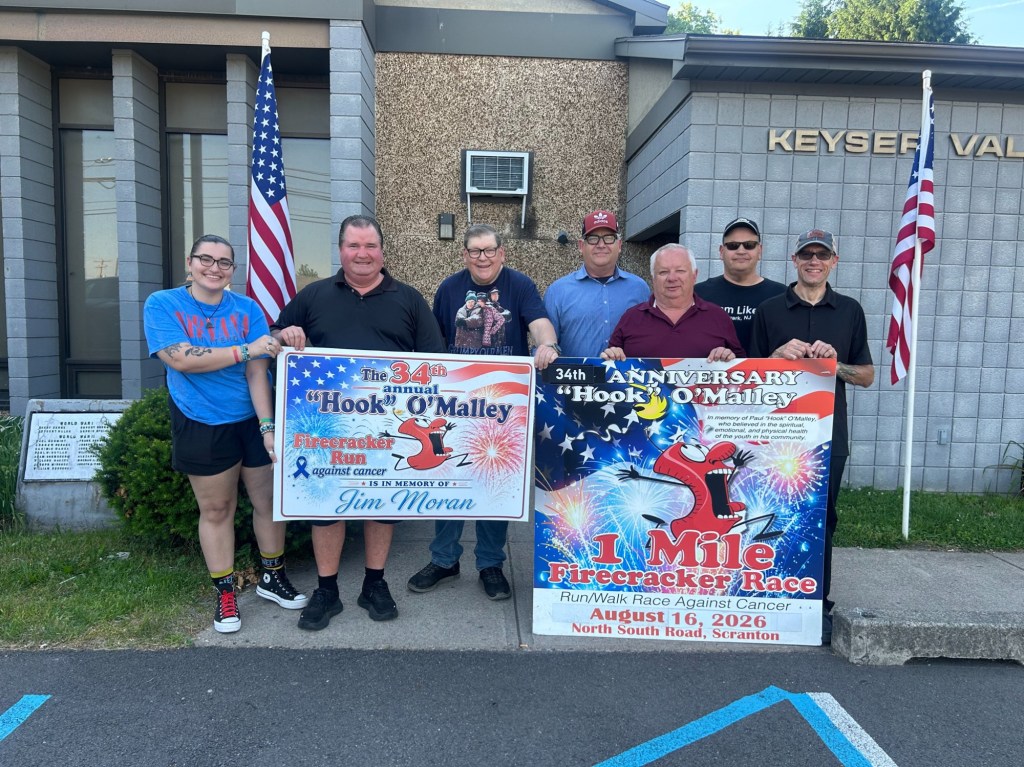 “Hook” O’Malley Race Against Cancer – Scranton Times-Tribune