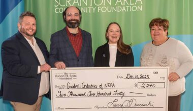 Robert H. Spitz Foundation supports Goodwill Industries of NEPA – Scranton Times-Tribune