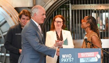 'Who pays' tour hits Scranton