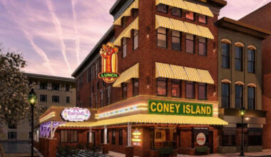 Retro remake of Coney Island Lunch in Scranton to feature brick and awnings