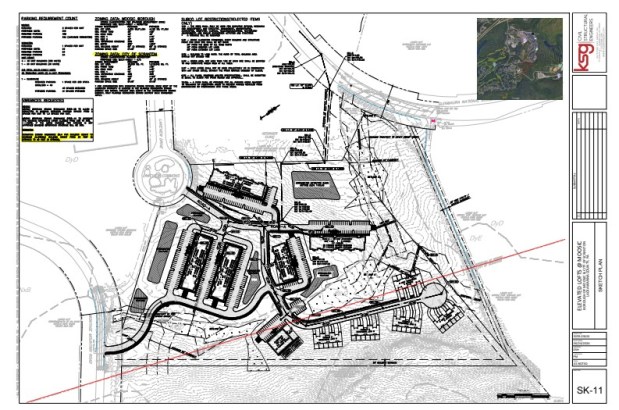 A rendereing of townhouses proposed for Montage Mountain Road in Scranton. (IMAGE FROM SCRANTON ZONING BOARD APPLICATION)