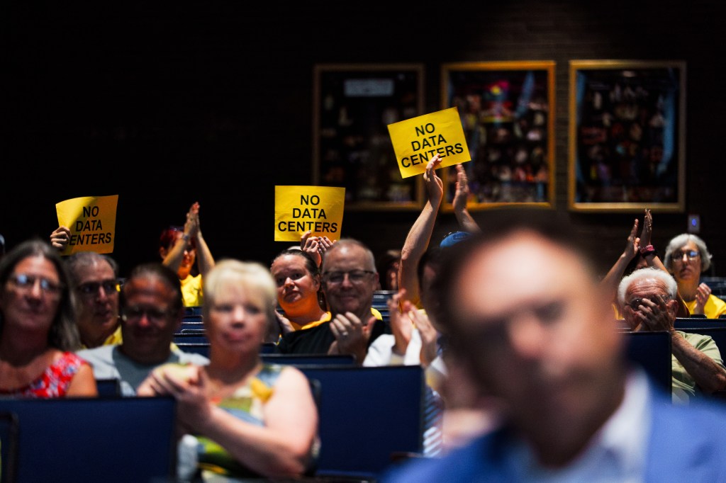 Flyers, survey for Archbald's seventh data center project reach residents