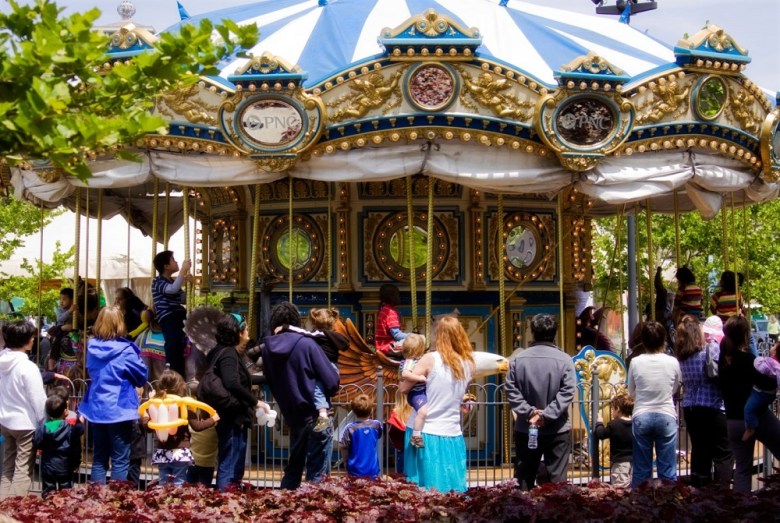 PNC Carousel during Kids Day at Schenley Park.