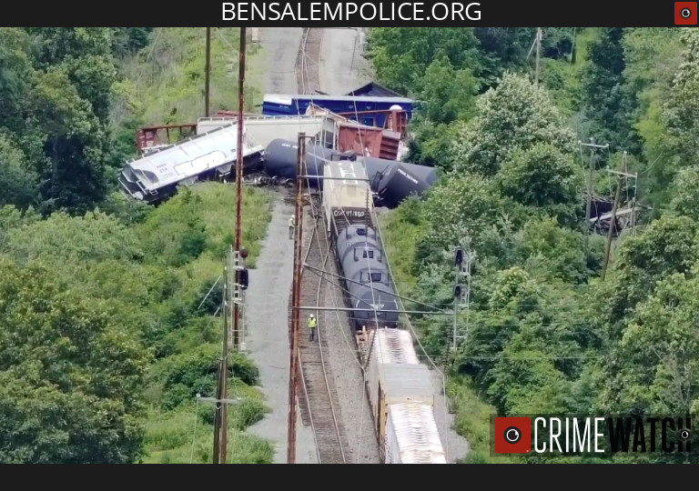 Authorities investigating train derailment in lower Bucks County