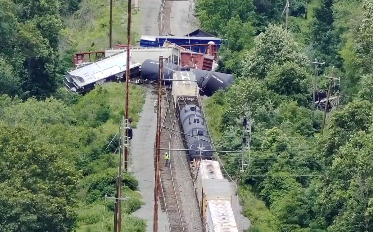 No Hazardous Leaks Reported As CSX Train Derailment Cleanup Continues