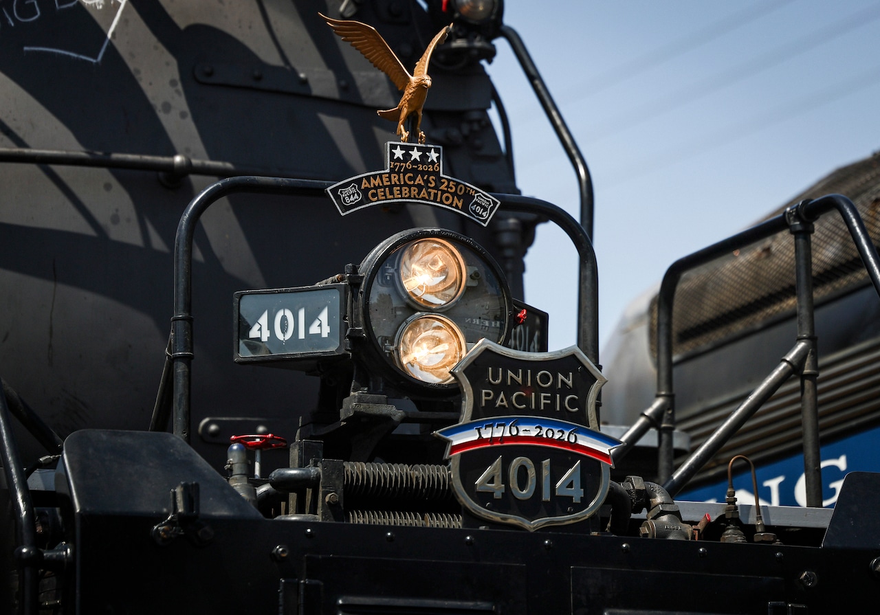 Union Pacific Big Boy No. 4014 locomotive visits Reading, PA.