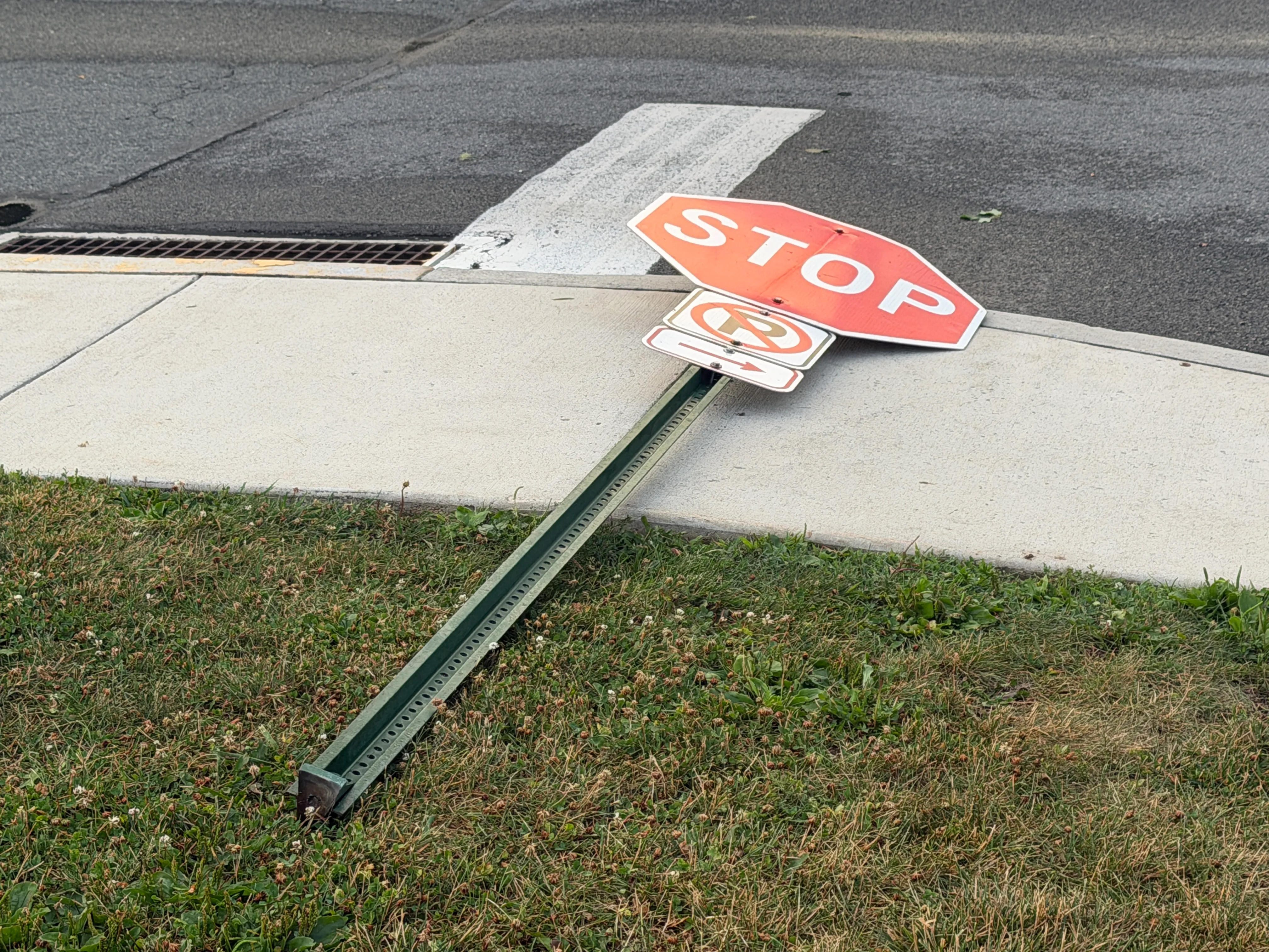 Storm damage is seen in Alburtis on Friday evening, July 3, 2026. Severe storms moved through the Lehigh Valley, cutting power to thousands amid days of extreme heat just as Fourth of July celebrations were getting started. (Rich Rolen/Special to The Morning Call)