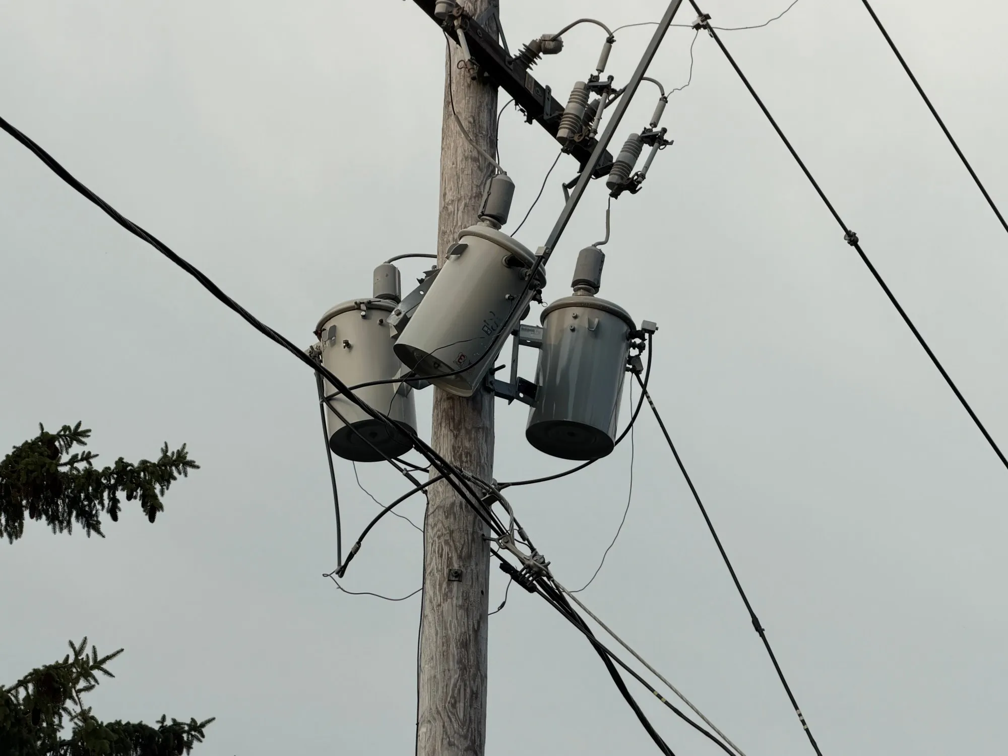 Storm damage is seen in Alburtis on Friday evening, July 3, 2026. Severe storms moved through the Lehigh Valley, cutting power to thousands amid days of extreme heat just as Fourth of July celebrations were getting started. (Rich Rolen/Special to The Morning Call)