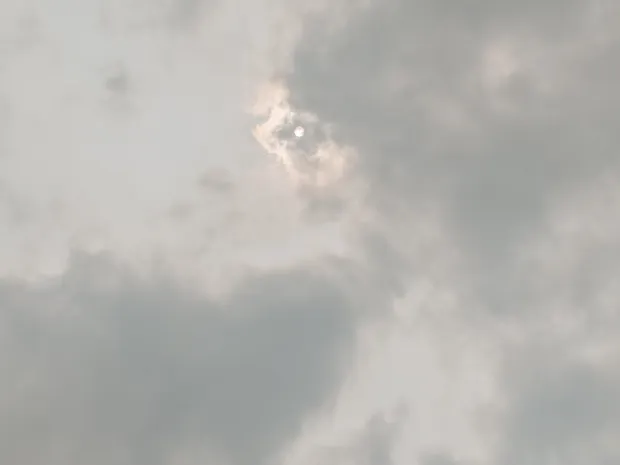 Hazy conditions from Canadian wildfire smoke is seen over the Lehigh Valley Thursday, July 16, 2026. (Rich Rolen/Special to The Morning Call)