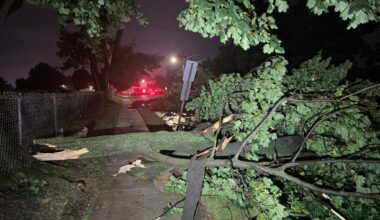 Allentown residents urged to watch for downed wires after storms