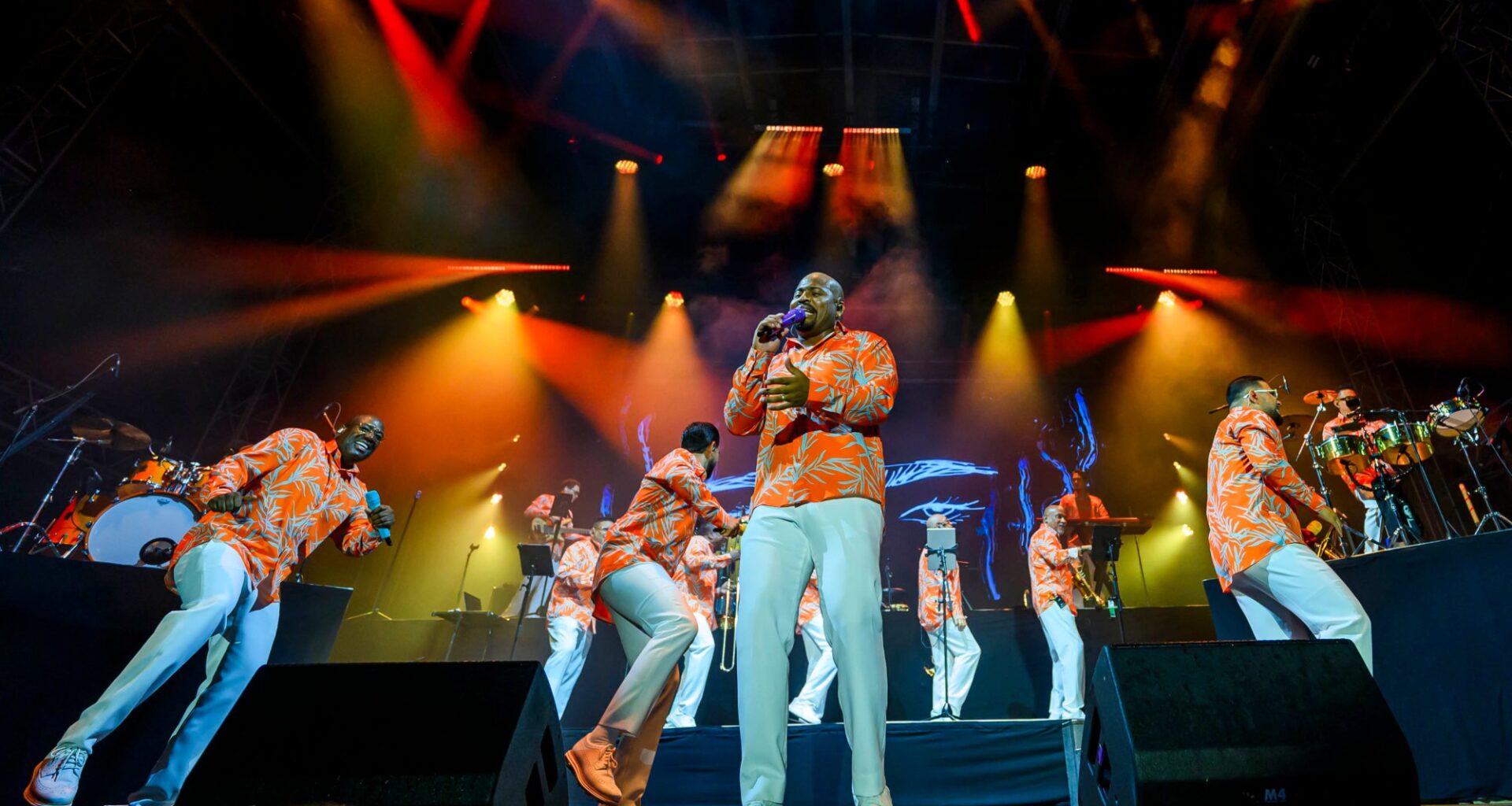 Grupo Niche performs at Musikfest's Wind Creek Steel Stage