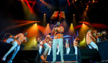 Grupo Niche performs at Musikfest's Wind Creek Steel Stage