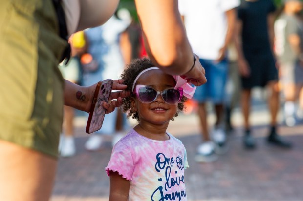 Festivalgoers enjoy the sights and sounds of the One Earth Festival Global Music and Culture Festival at SteelStacks on Saturday July 11 2026. The fifth annual festival, presented by ArtsQuest in partnership with Movement Moves Media, celebrates global music, culture and community. (Jonathan Broady/Special to The Morning Call)