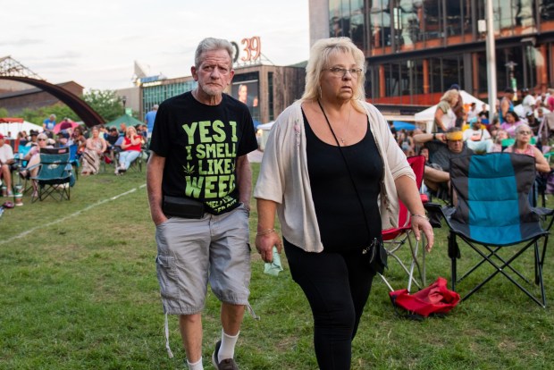Festivalgoers enjoy the sights and sounds of the One Earth Festival Global Music and Culture Festival at SteelStacks on Saturday July 11 2026. The fifth annual festival, presented by ArtsQuest in partnership with Movement Moves Media, celebrates global music, culture and community. (Jonathan Broady/Special to The Morning Call)