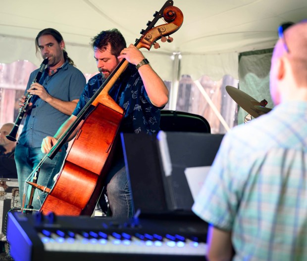 Temple Ave Jazz performs Saturday, July 18, 2026, during Bethlehem Blueberry Festival, organized by Historic Bethlehem Museums & Sites at Burnside Plantation. The festival offers Colonial demonstrations, activities, vendor tents, blueberry-themed foods and live music. (April Gamiz/The Morning Call)