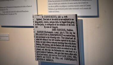 Exhibit questions Easton reading of Declaration of Independence
