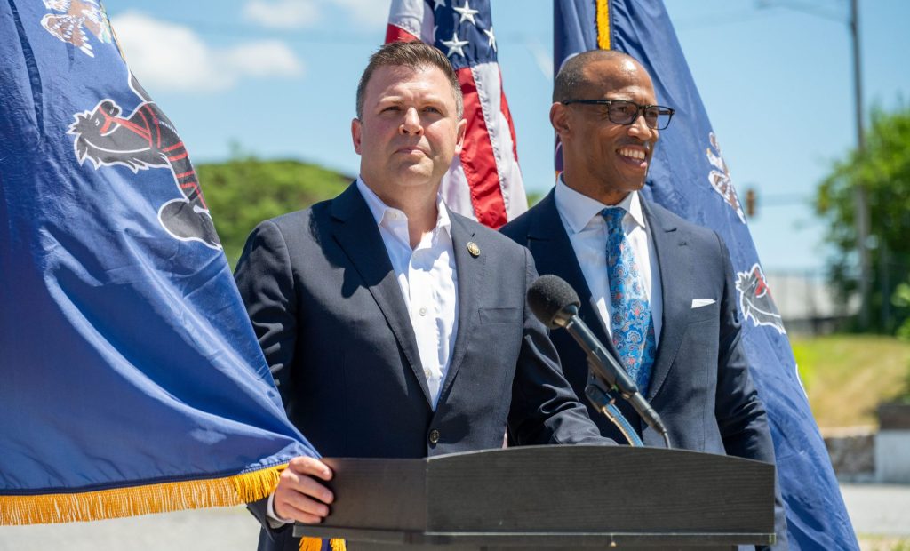 Ryan Mackenzie, at housing-focused visit in Bethlehem with Trump official