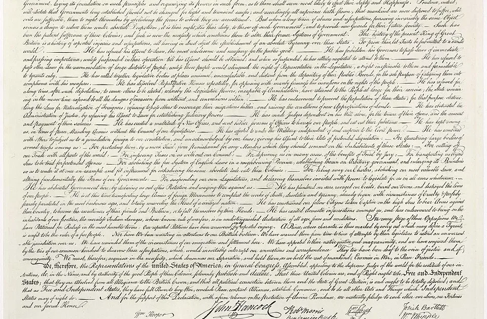 Historical artifacts in the place American democracy began