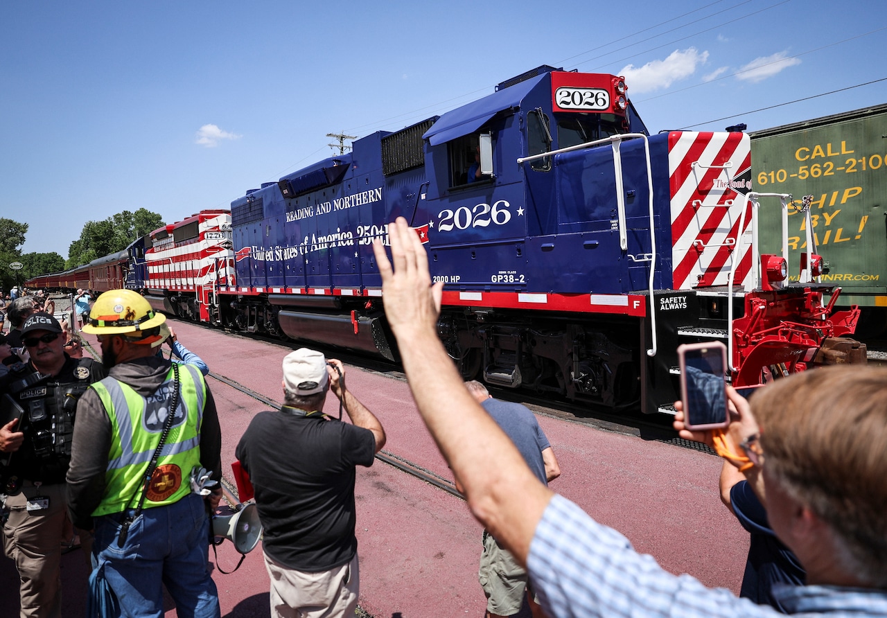Union Pacific Big Boy No. 4014 locomotive visits Reading, PA.