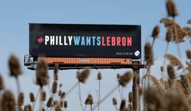 LeBron James picked Philadelphia, eight years after billboards asked him to come to the 76ers