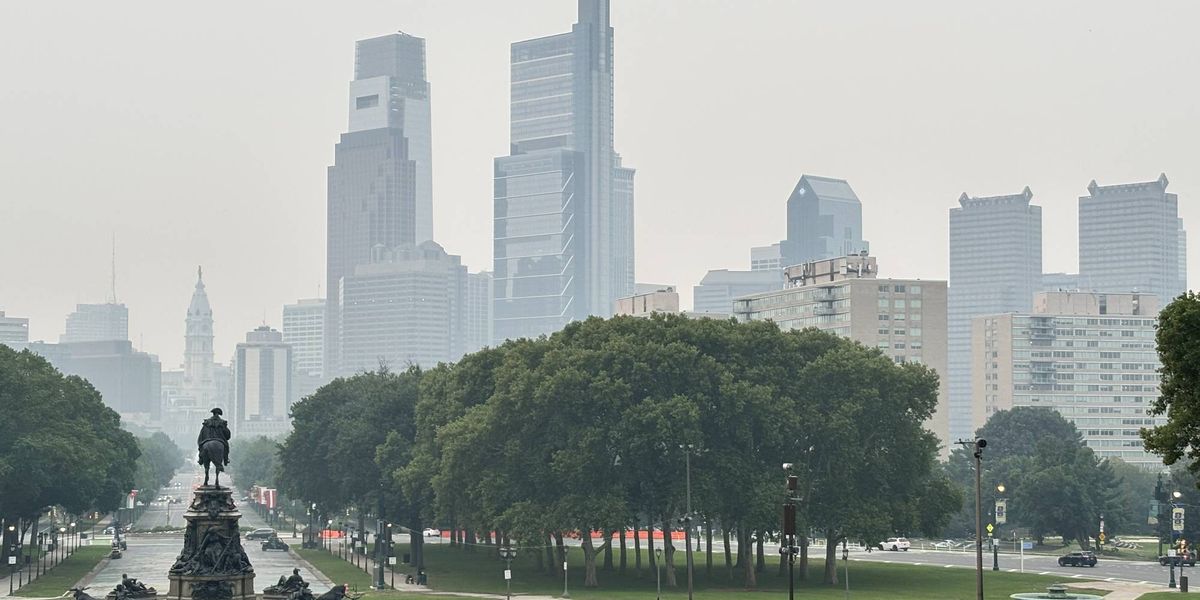 Smoke from Canadian wildfires prompts Code Red air quality alert in Philadelphia