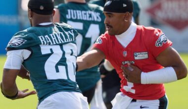 Welcome to Philadelphia, LeBron: Eagles' Jalen Hurts, Saquon Barkley believe James is great for the city