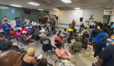 Southwest Philadelphia residents press for answers after 2 recent shootings in neighborhood