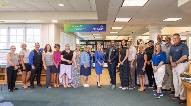 Astound Unveils First Upgraded Community Tech Space at Memorial Library of Nazareth & Vicinity as Part of $300k Investment