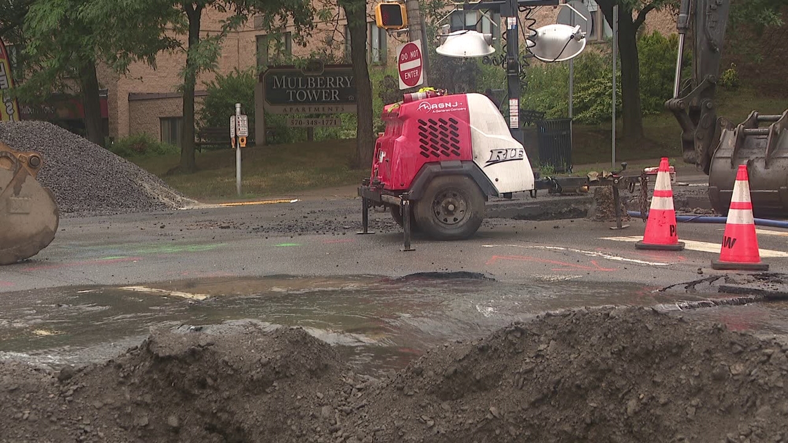 Water main break forces businesses to adjust in downtown Scranton