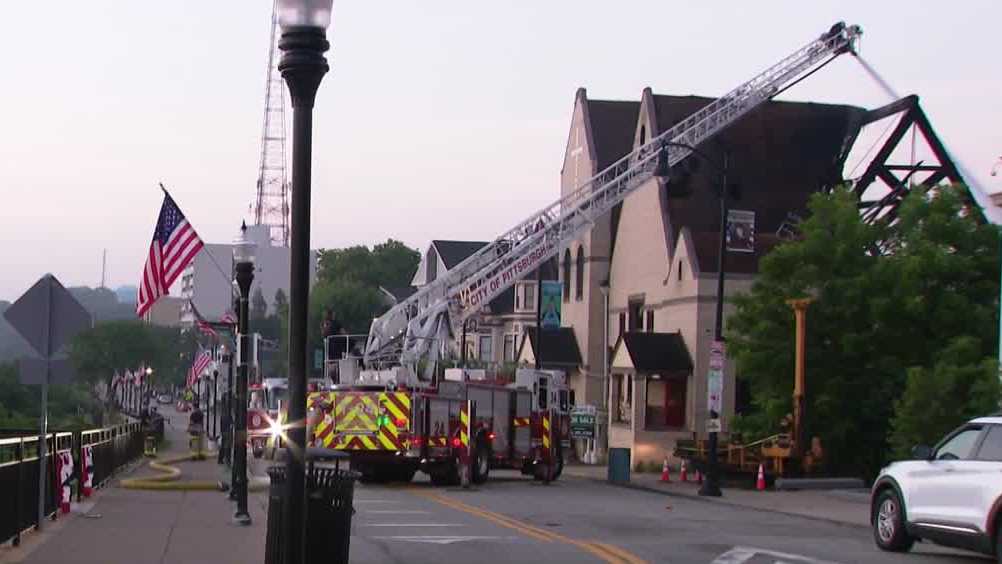 Residents react after fire destroys vacant Mt. Washington church