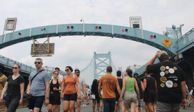 The Benjamin Franklin Bridge celebrates its 100th birthday