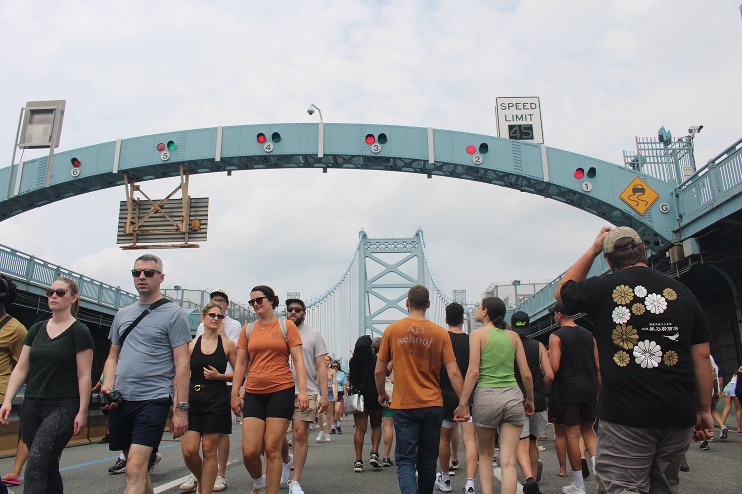 The Benjamin Franklin Bridge celebrates its 100th birthday