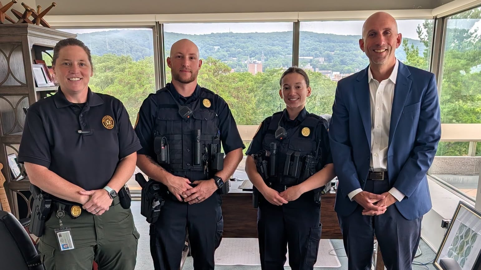 Bethlehem Police Department swears in 2 new officers amid ongoing staffing shortage