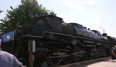 Big Boy bids farewell to Steamtown National Historic Site