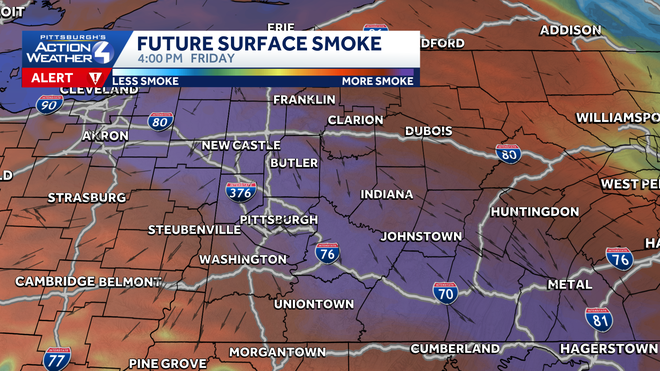 Heavy smoke to storms: Two Alert Days for Western PA heavy smoke to storms: two alert days for western pa