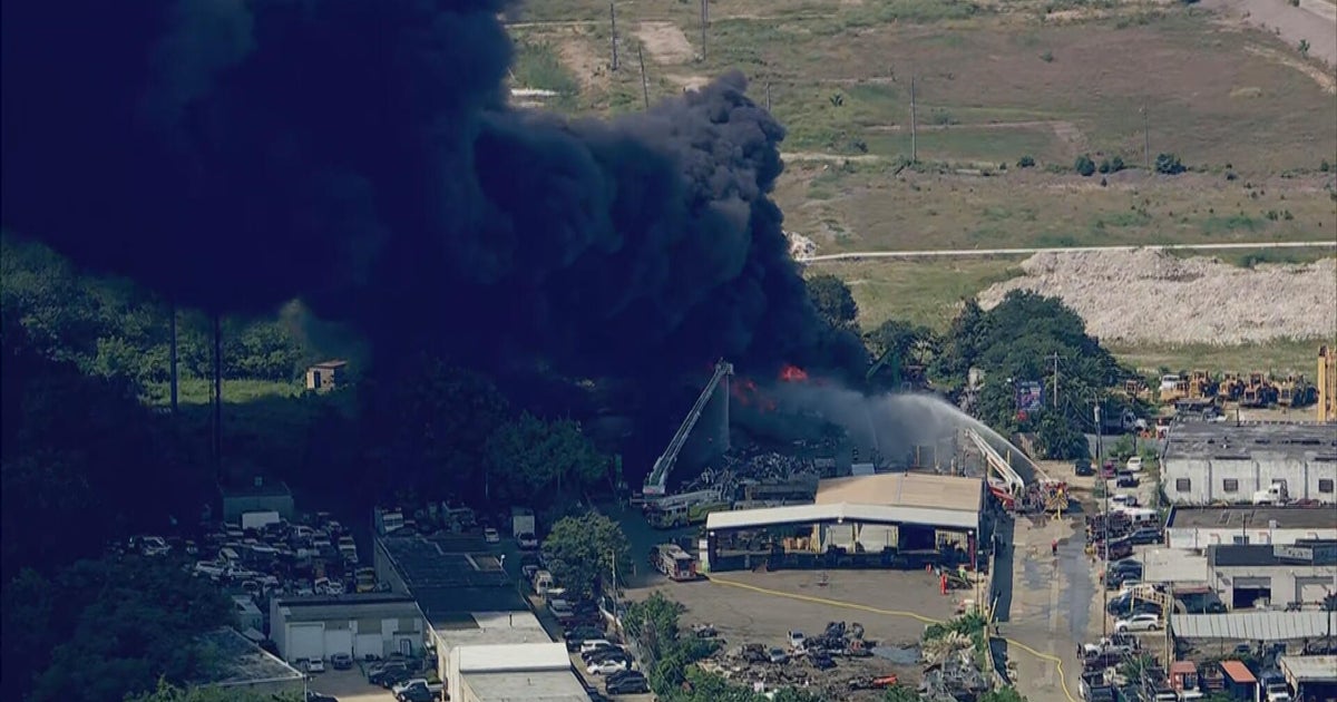 Watch live: Massive industrial fire burning at EMR facility in Delaware County