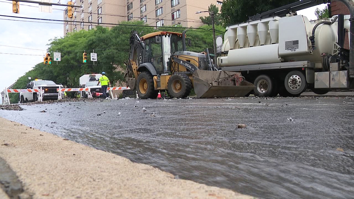 Road remains closed in downtown Scranton after water main break