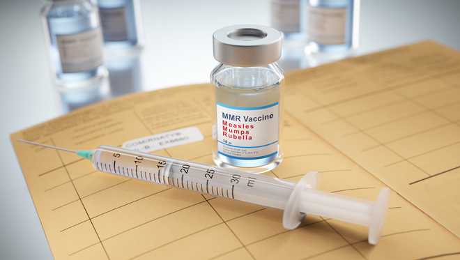 Measles vaccination concept measles dashboard