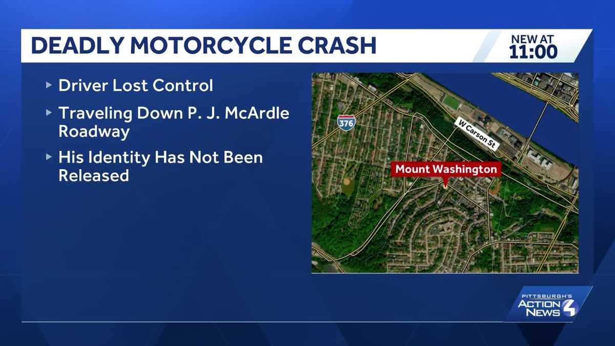 Motorcyclist killed in single-vehicle crash on Mount Washington