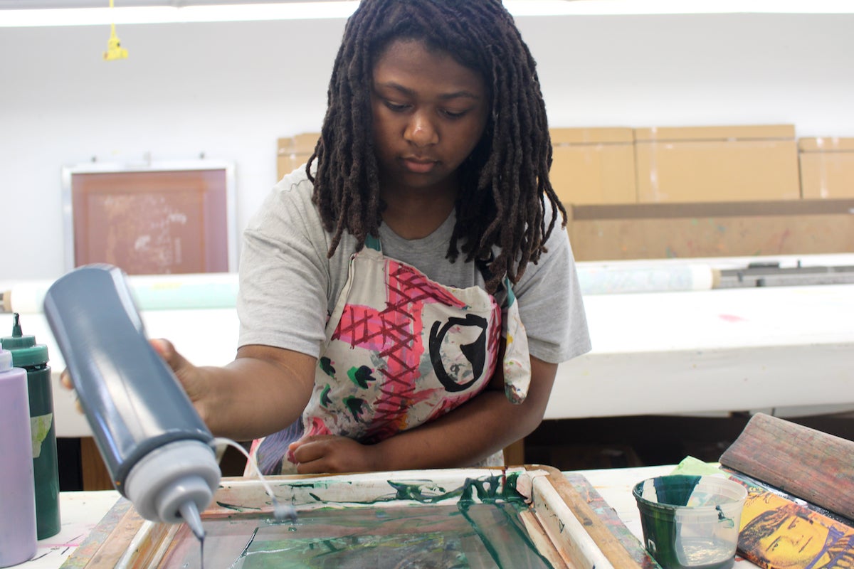 Philadelphia screen-printing shop prepares teens for future