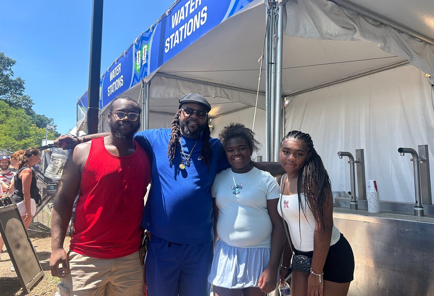 Philadelphia FIFA Fan Fest July 4: fans brave heat