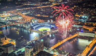 Fireworks Close Pnc Park Light Up Night