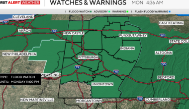 Flood watch issued for parts of the Pittsburgh area