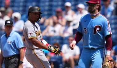 Esmerlyn Valdez helps Pittsburgh Pirates beat Philadelphia Phillies to split their four-game series